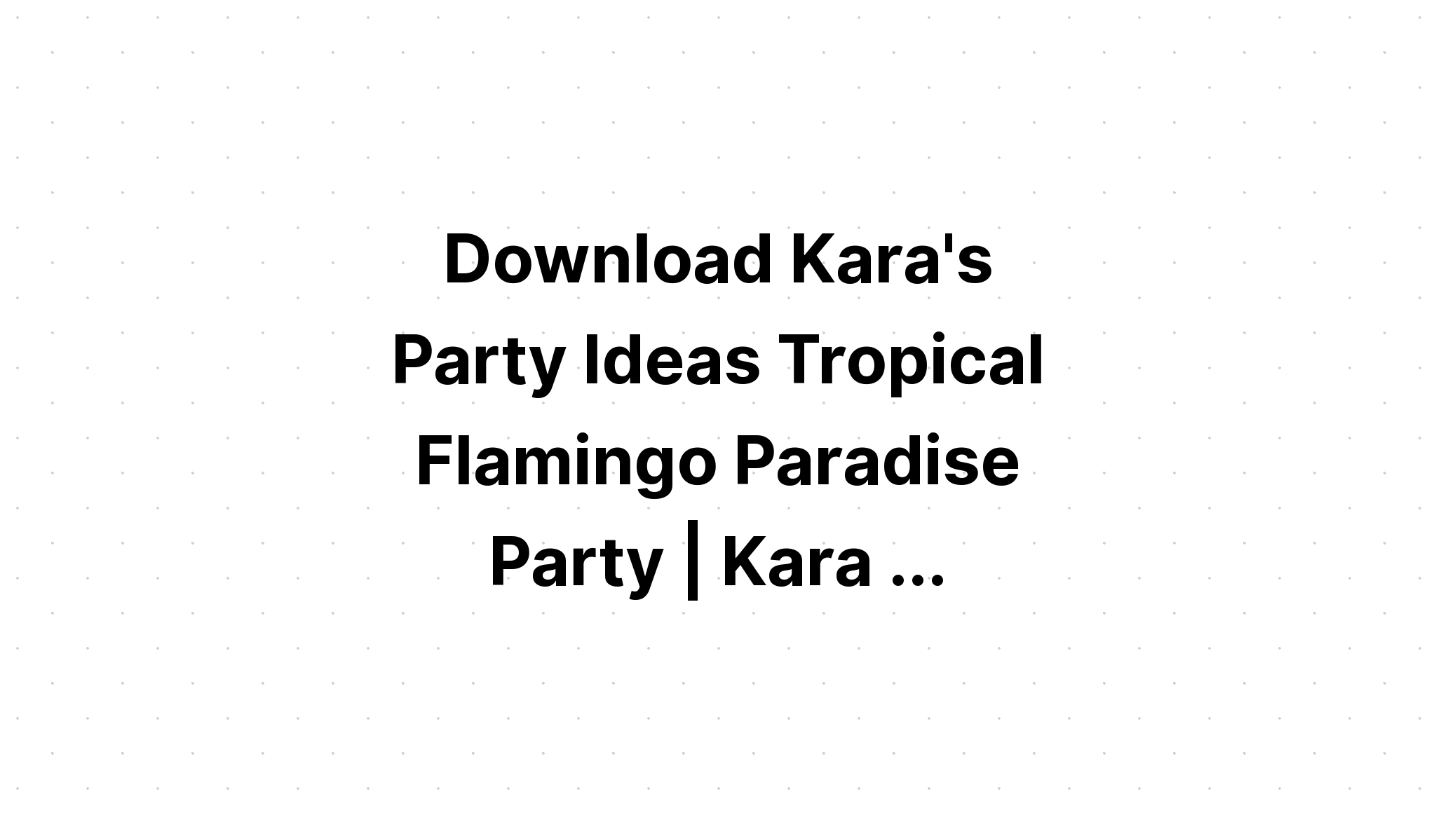 Download Tropical Party Set SVG File